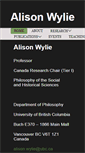 Mobile Screenshot of alisonwylie.net